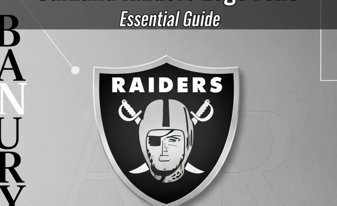 Oakland Raiders Logo Font: Essential Guide