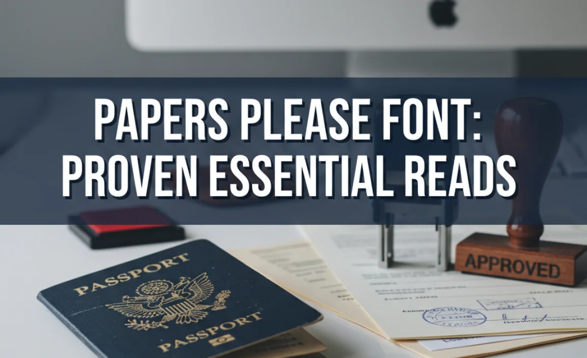 Papers Please Font: Proven Essential Reads