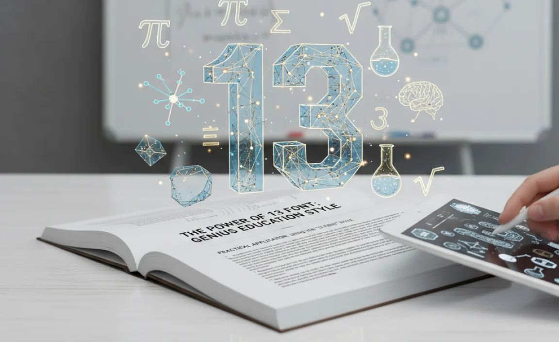 Practical Application: Using the &#8220;13 Font&#8221; Style