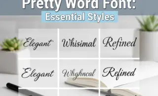 Pretty Word Font: Essential Styles