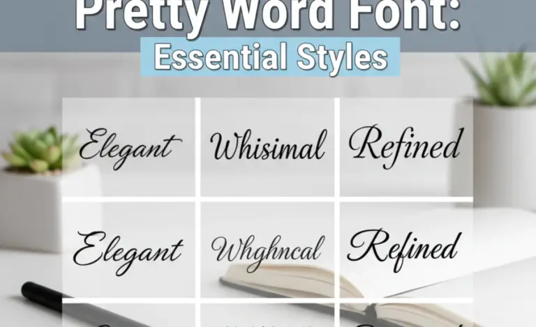 Pretty Word Font: Essential Styles