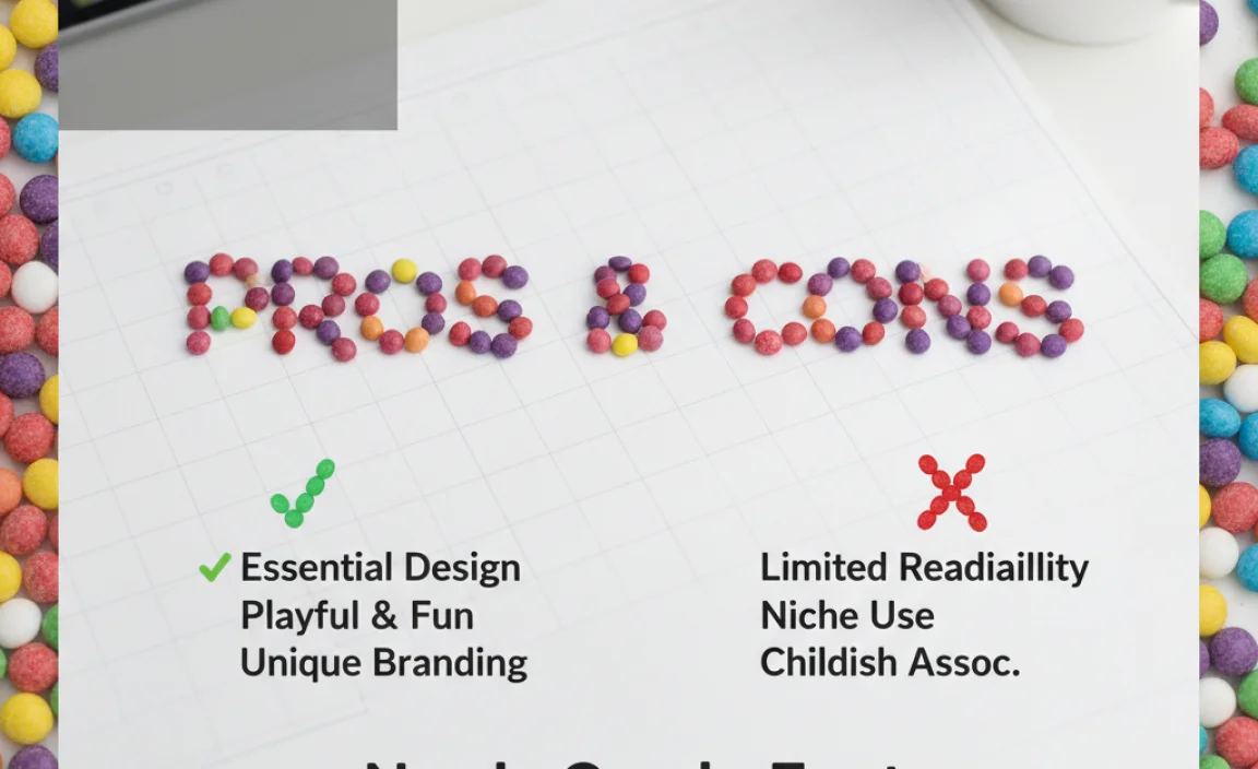 Pros and Cons of Using the &#8220;Nerds Candy Font&#8221; Style
