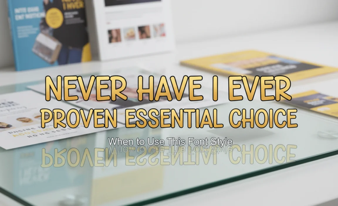 Proven Essential Choice: When to Use This Font Style