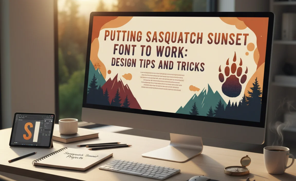 Putting Sasquatch Sunset Font to Work: Design Tips and Tricks