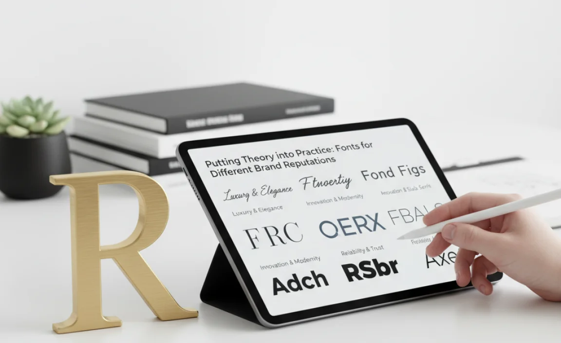 Putting Theory into Practice: Fonts for Different Brand Reputations