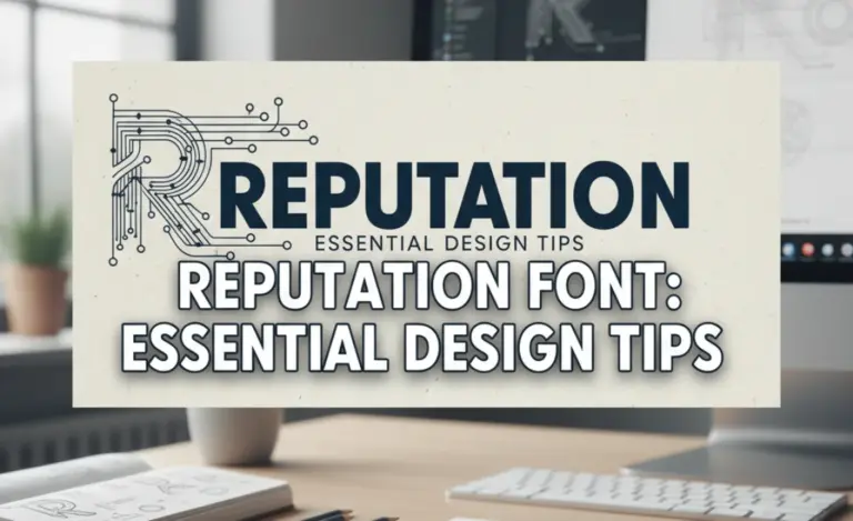 Reputation Font: Essential Design Tips