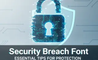 Security Breach Font: Essential Tips for Protection