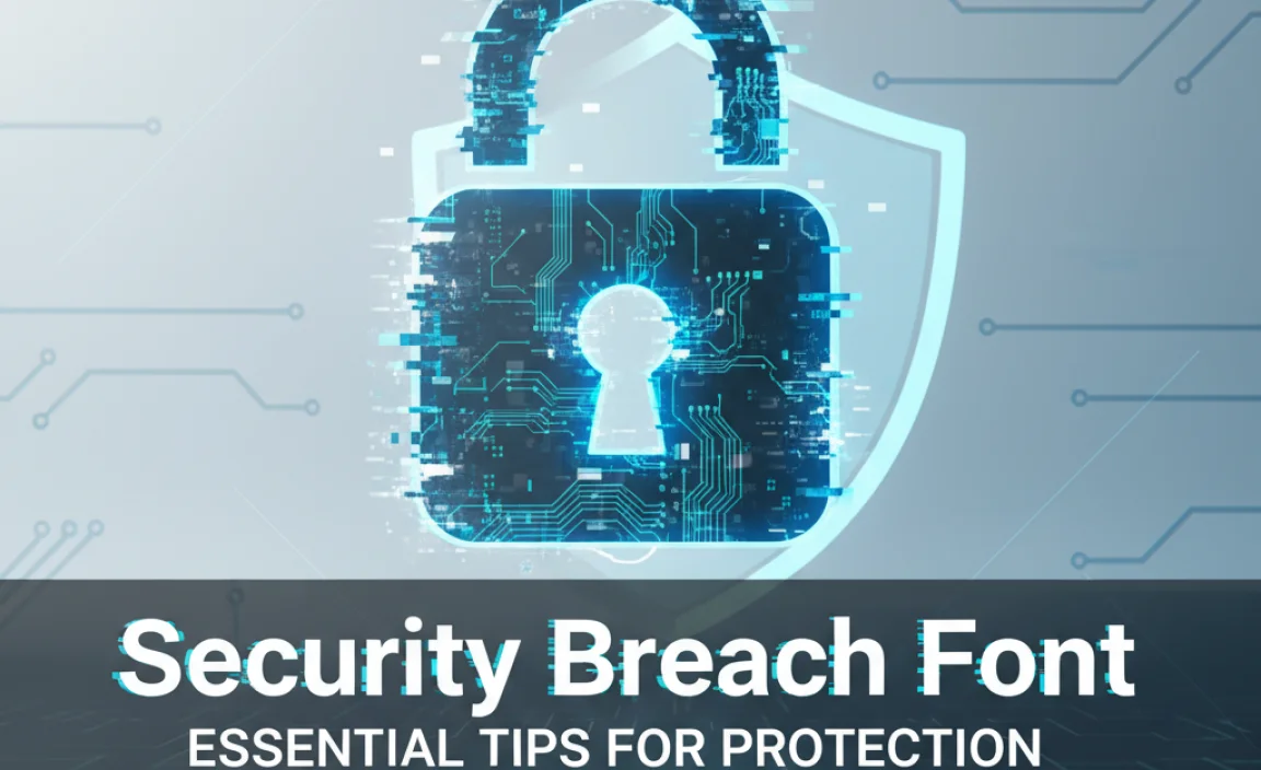 Security Breach Font: Essential Tips for Protection