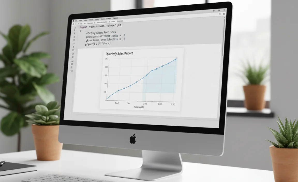 Setting Global Font Sizes with rcParams