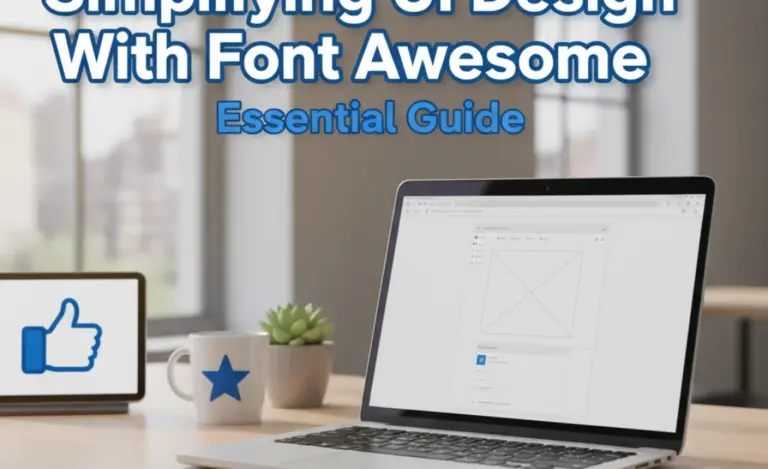 Simplifying UI Design With Font Awesome: Essential Guide