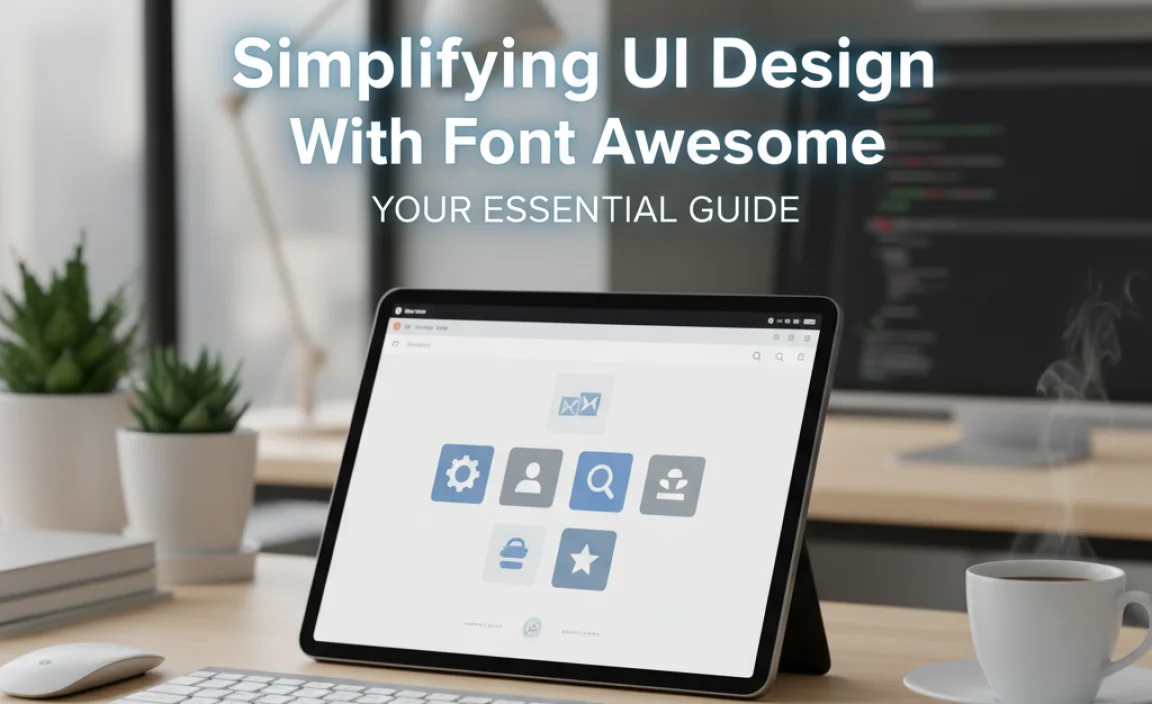 Simplifying UI Design With Font Awesome: Your Essential Guide