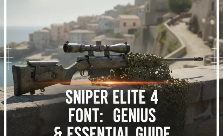 Sniper Elite 4 Font: Genius & Essential Guide