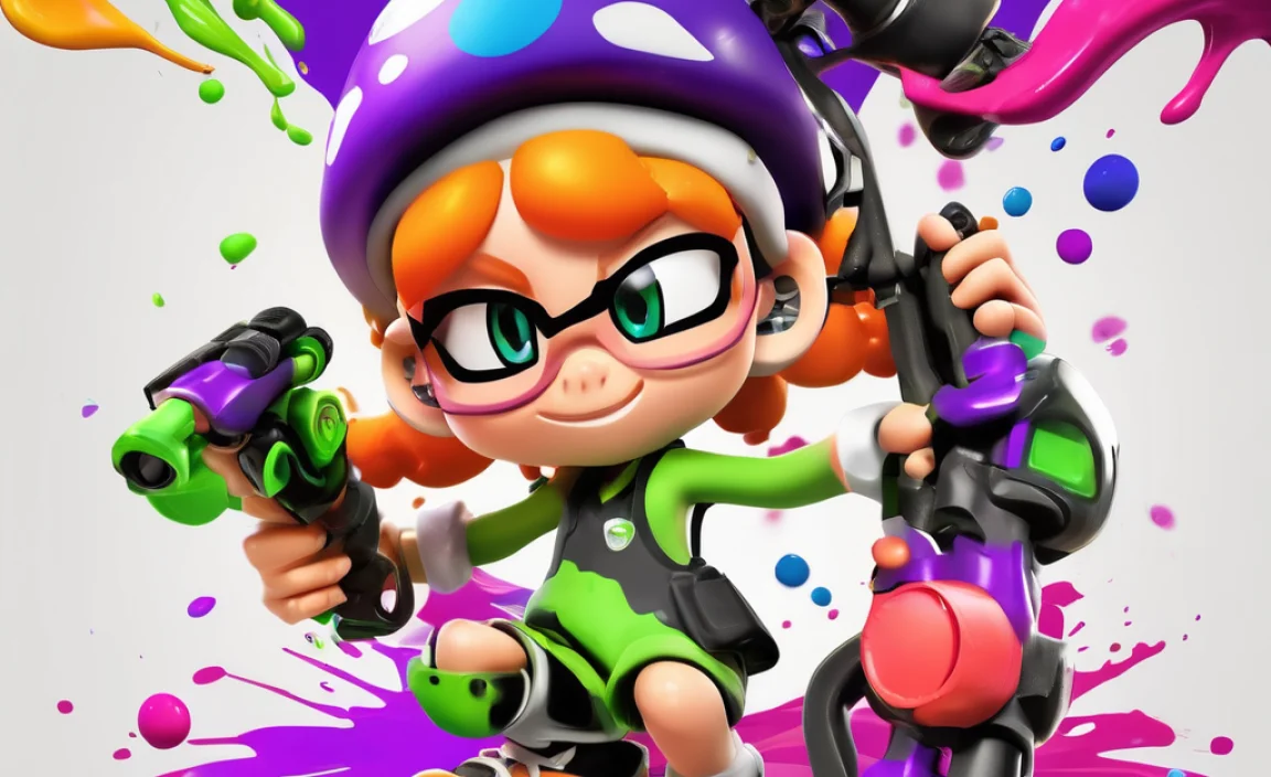 Splatoon Font Family: A Playful, Ink-Splattered Style