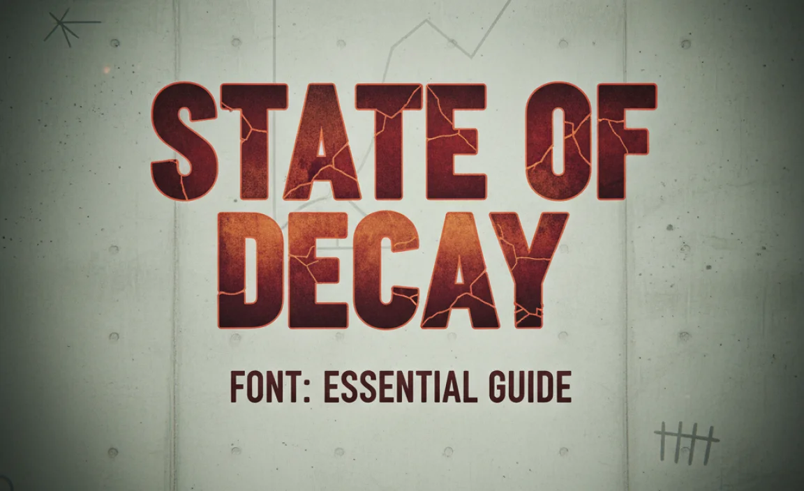 State of Decay Font: Essential Guide
