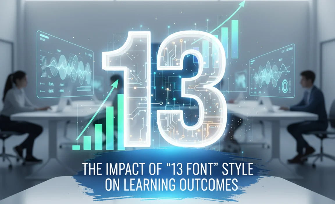 The Impact of &#8220;13 Font&#8221; Style on Learning Outcomes