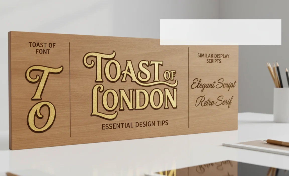 Toast of London Font vs. Similar Display Scripts