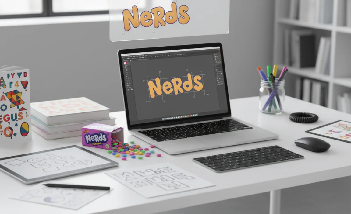 Tools and Resources for Creating the &#8220;Nerds Candy Font&#8221; Style