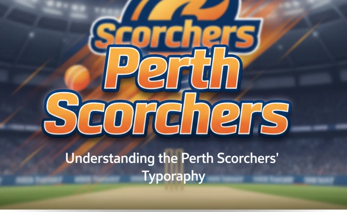 Understanding the Perth Scorchers’ Typography
