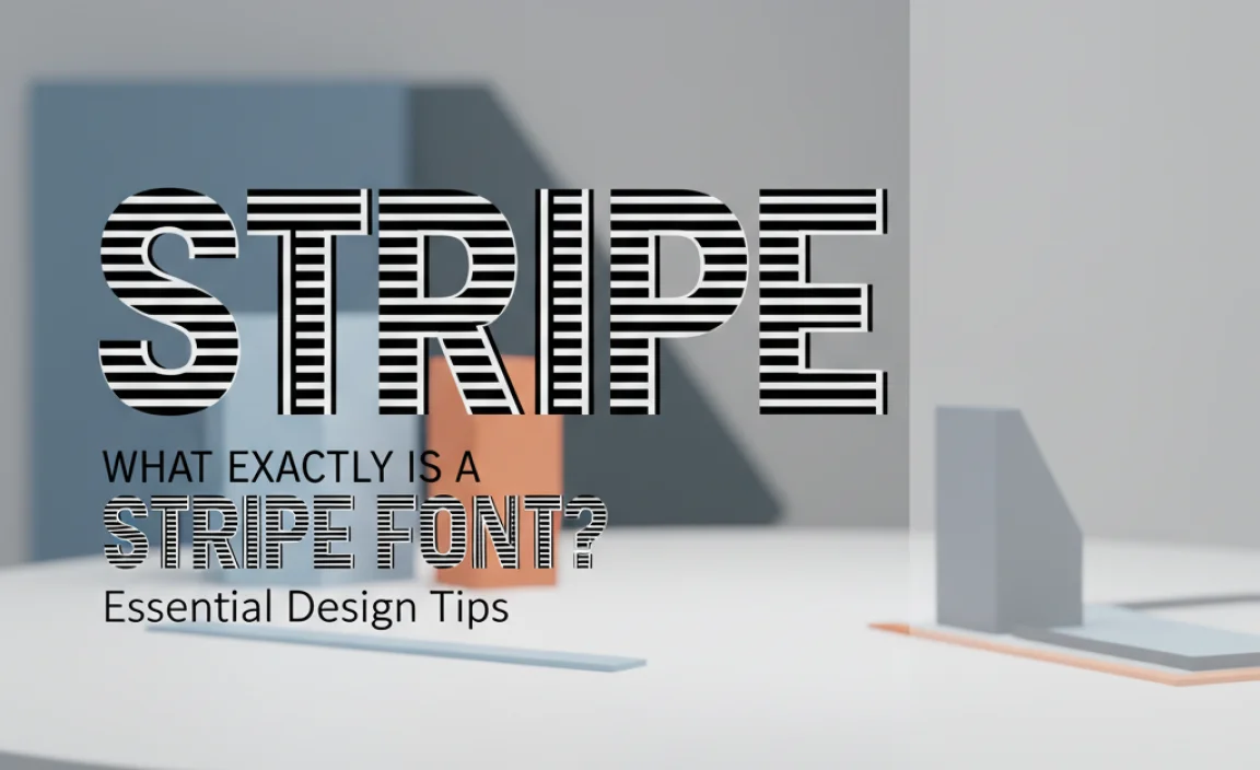 What Exactly is a Stripe Font?