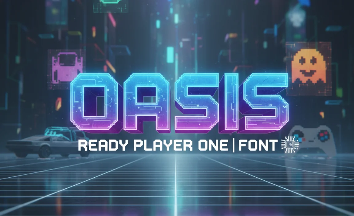 What Exactly Is the “Ready Player One” Font Aesthetic?