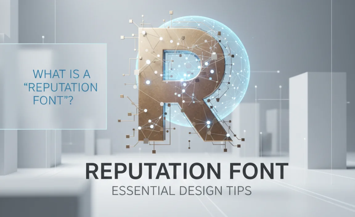 What is a “Reputation Font”?