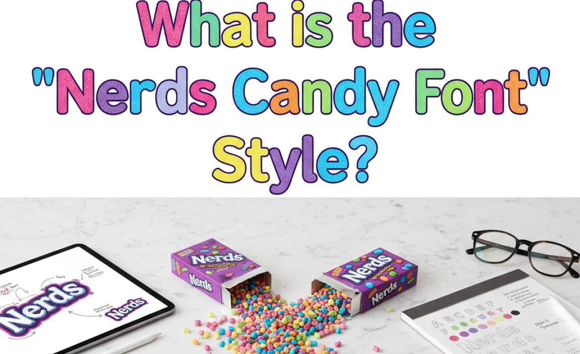 What is the &#8220;Nerds Candy Font&#8221; Style?