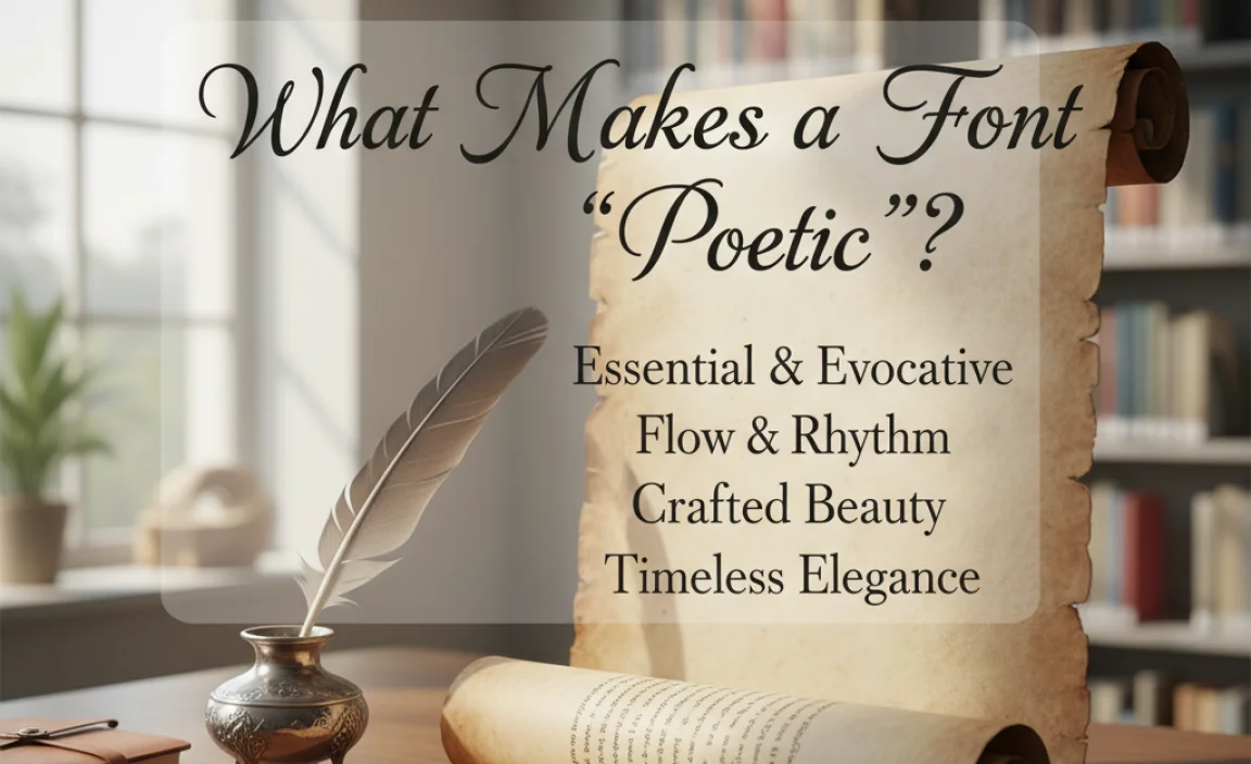 What Makes a Font &#8220;Poetic&#8221;?