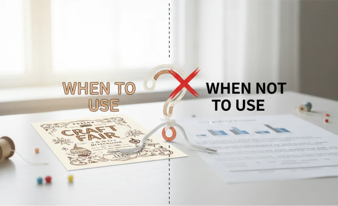 When and When Not to Use Shoelace Font