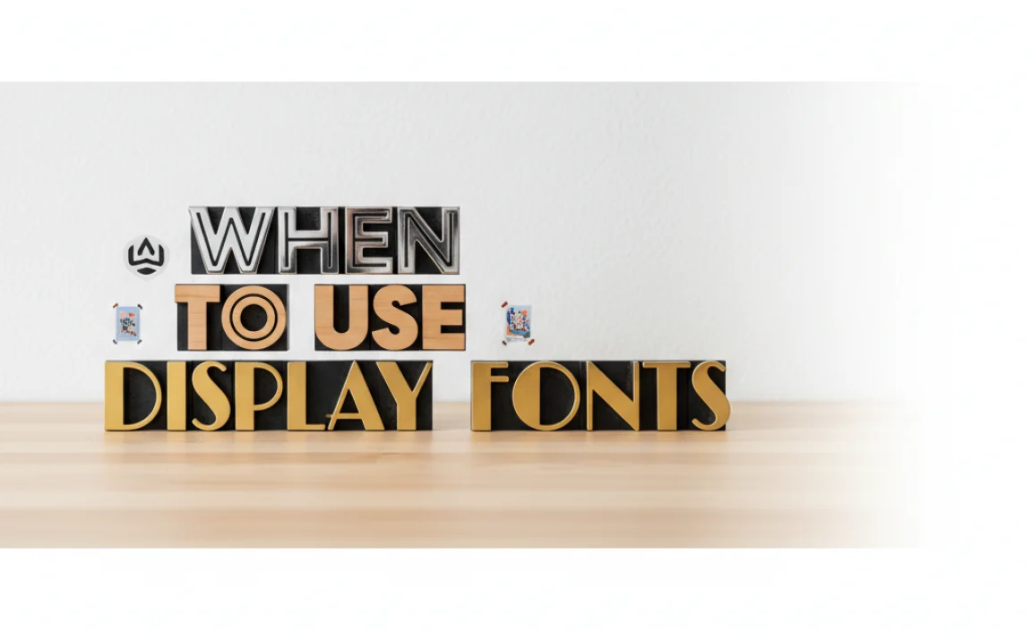 When to Use Display Fonts