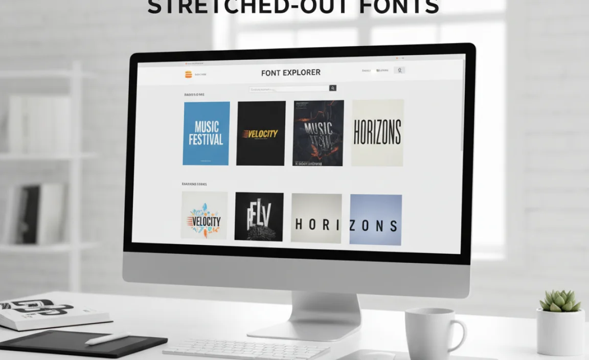 Where to Find Great Stretched-Out Fonts