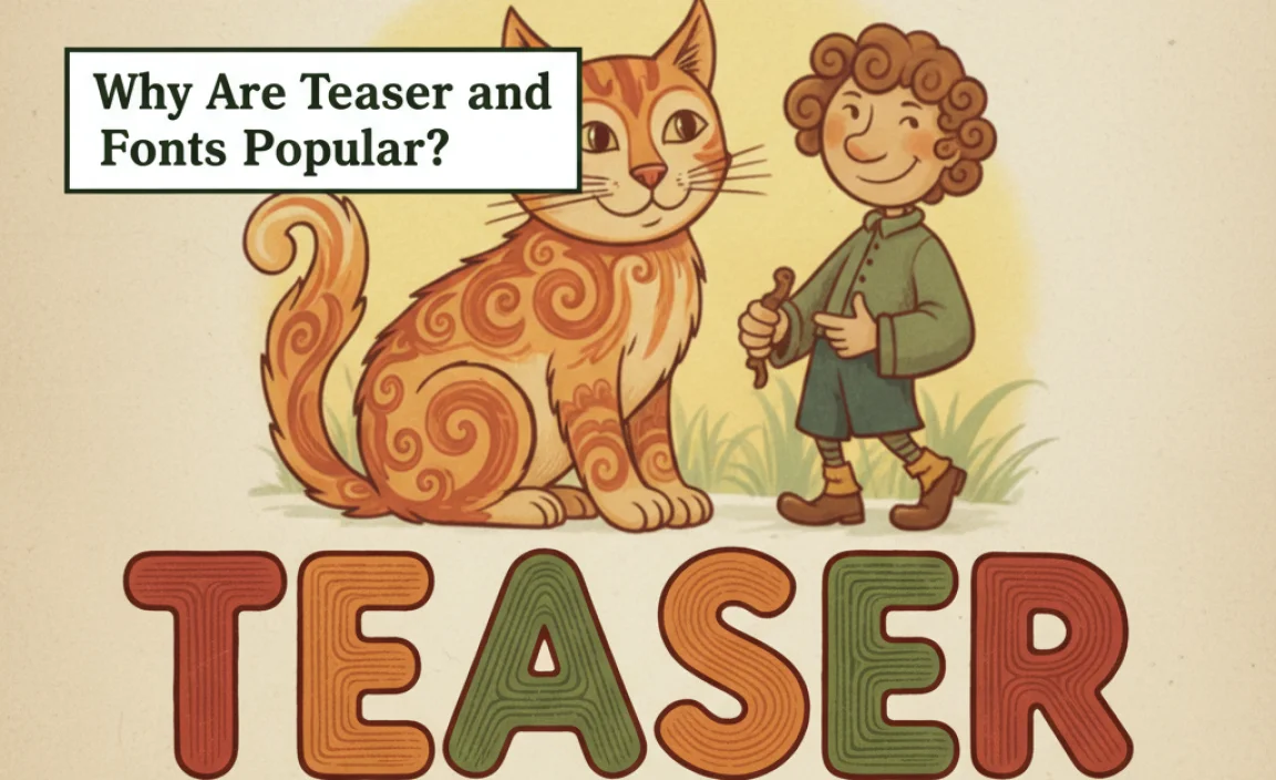 Why Are Teaser and Firecat Fonts Popular?