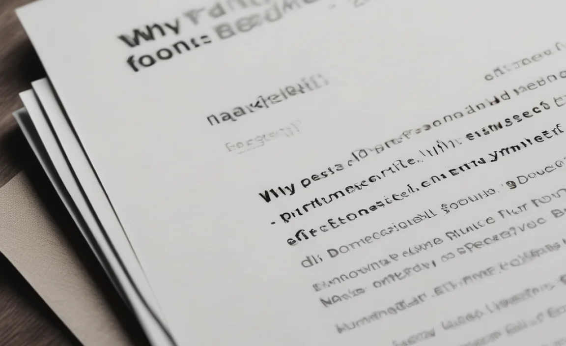 Why Fonts Matter In Professional Documents