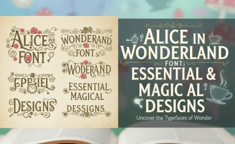 Alice in Wonderland Font: Essential & Magical Designs