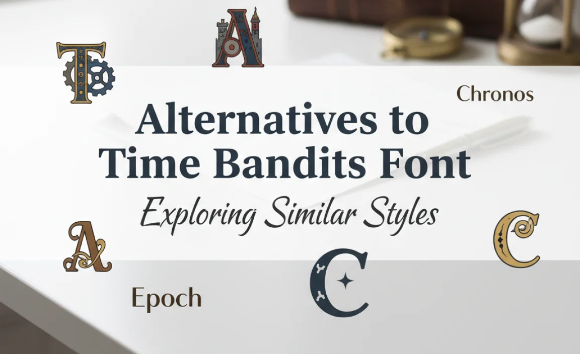 Alternatives to Time Bandits Font: Exploring Similar Styles