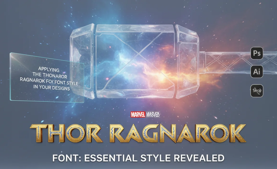 Applying the Thor Ragnarok Font Style in Your Designs