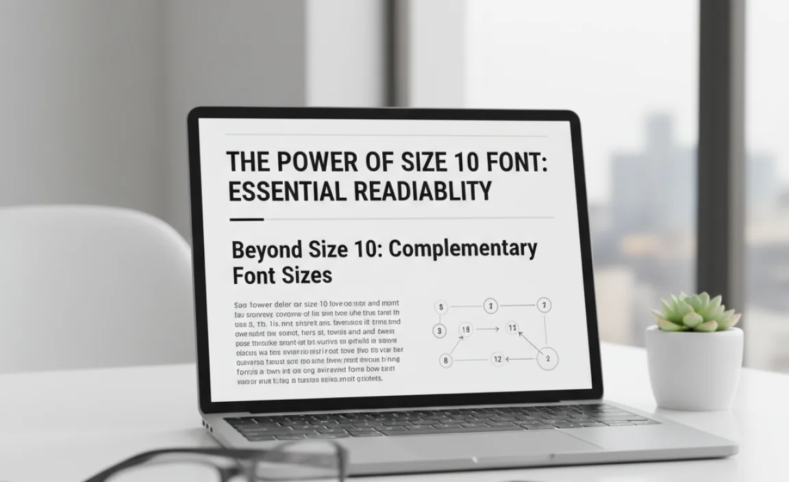 Beyond Size 10: Complementary Font Sizes