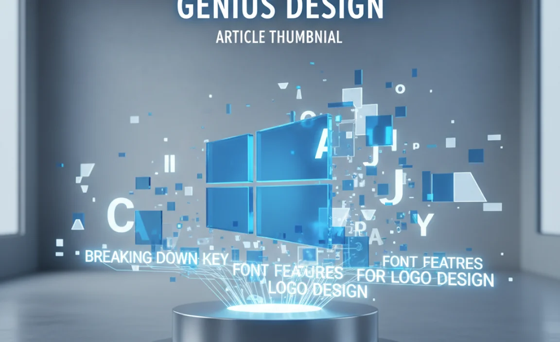 Breaking Down Key Font Features for Logo Design