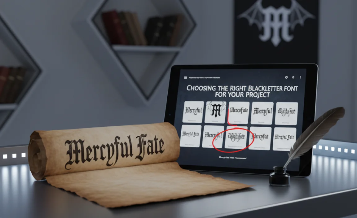 Choosing the Right Blackletter Font for Your Project