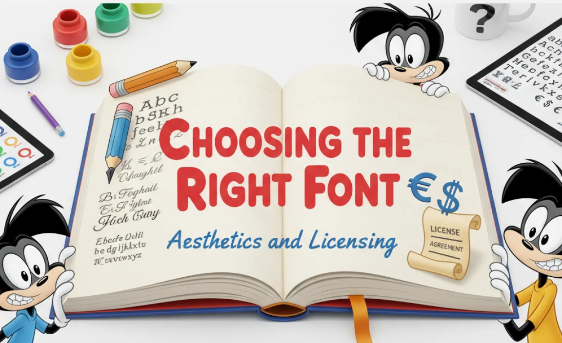 Choosing the Right Font: Aesthetics and Licensing