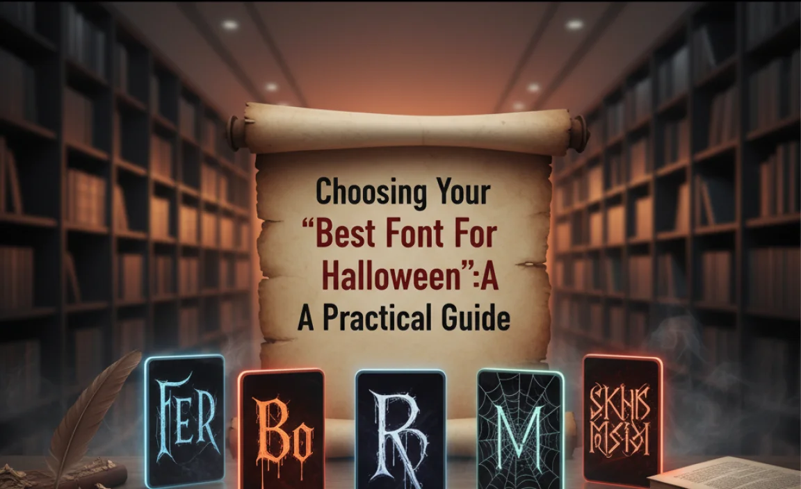 Choosing Your &#8220;Best Font For Halloween&#8221;: A Practical Guide