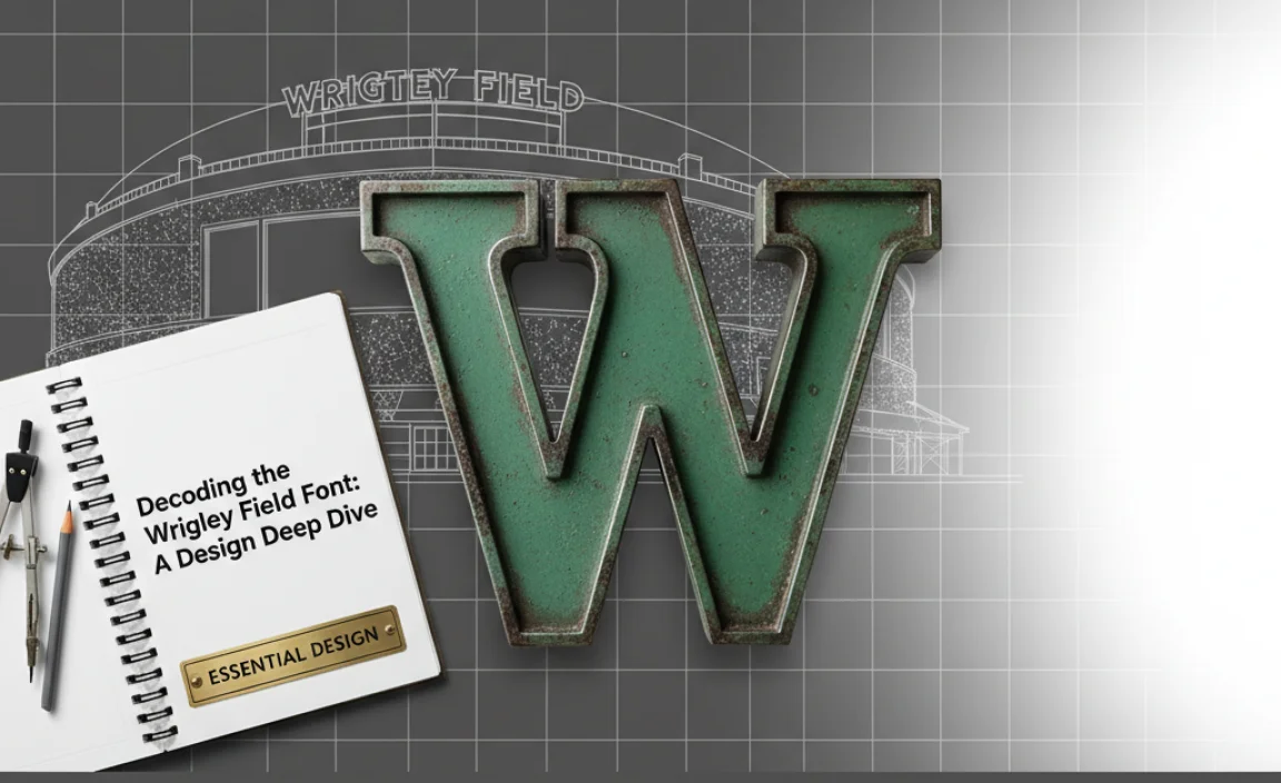 Decoding the Wrigley Field Font: A Design Deep Dive