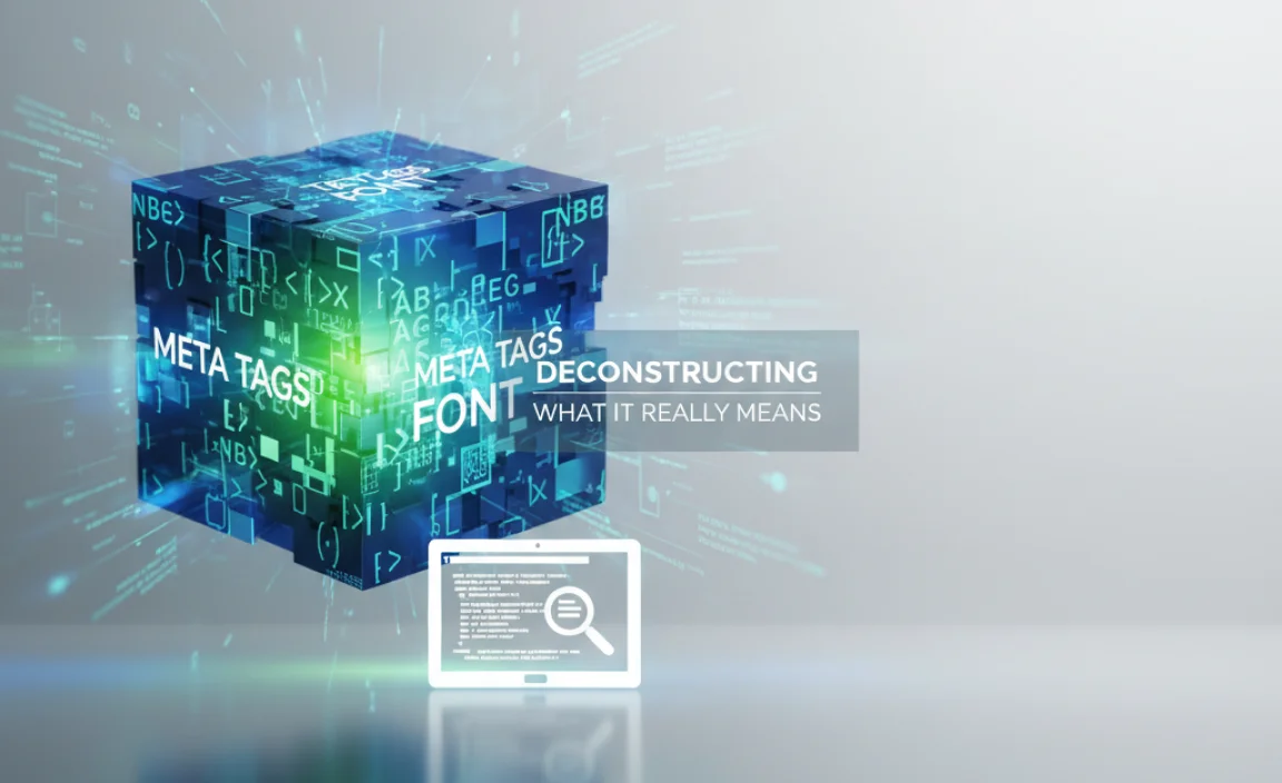 Deconstructing “Meta Tags Font”: What It Really Means