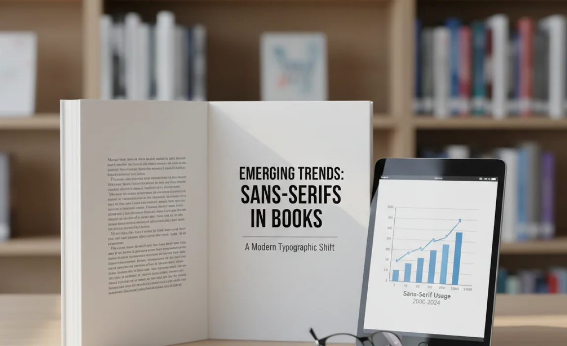Emerging Trends: Sans-Serifs in Books
