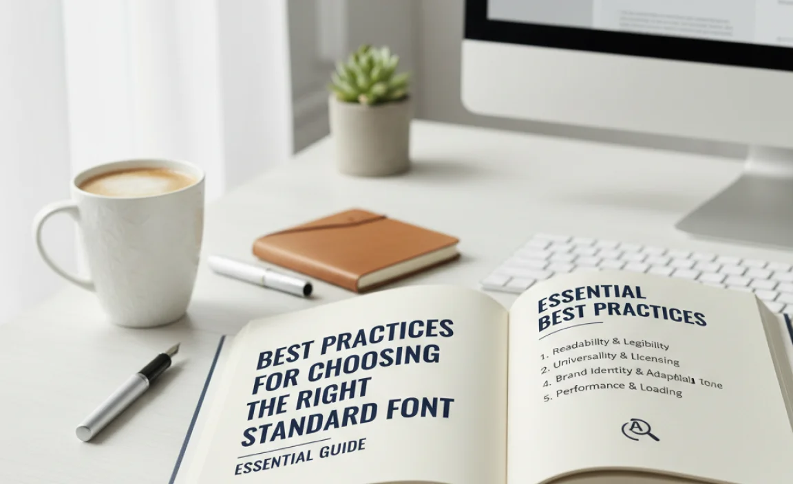 Essential Best Practices for Choosing Standard Fonts