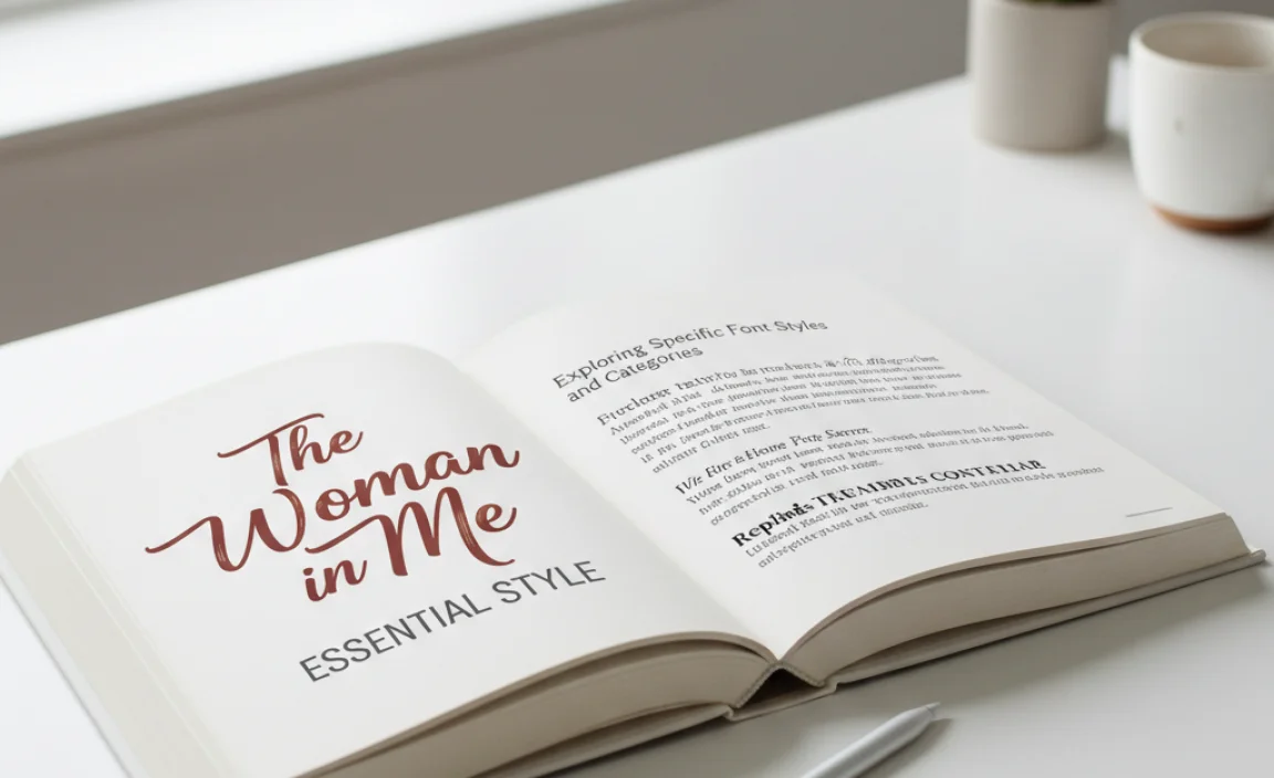 Exploring Specific Font Styles and Categories