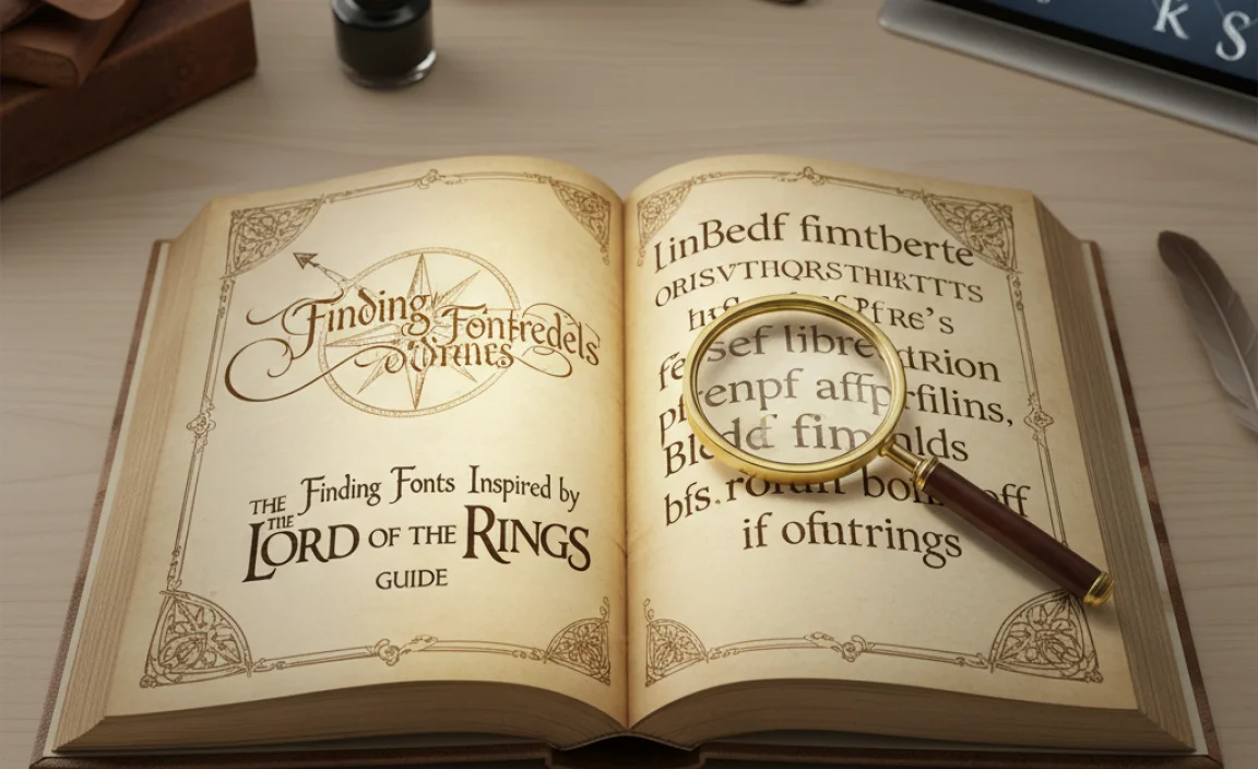 Finding Fonts Inspired by “The Lord of the Rings”