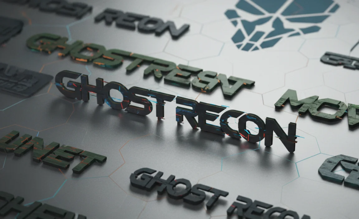 Finding Fonts Inspired by the Ghost Recon Style