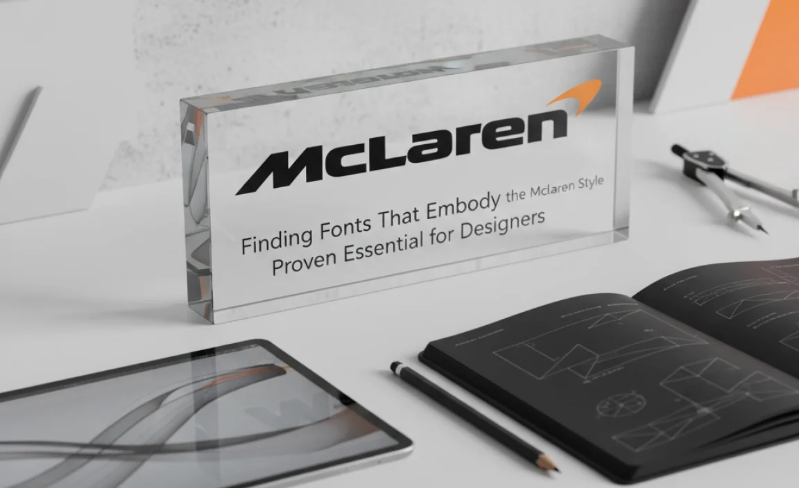 Finding Fonts That Embody the McLaren Style
