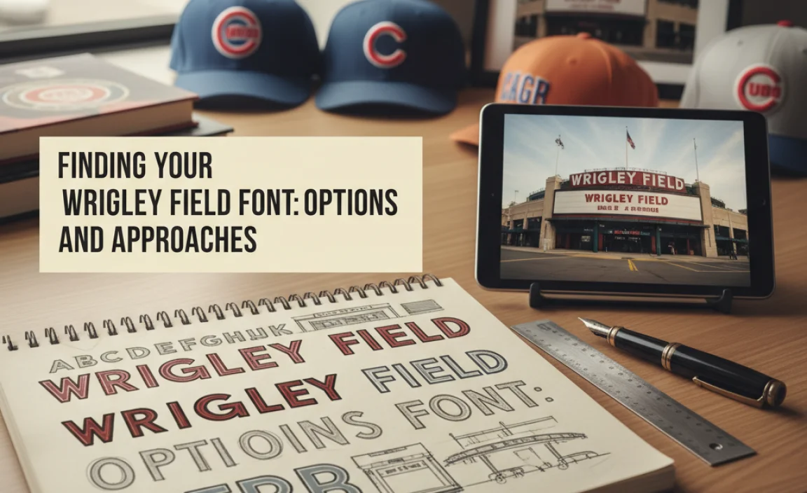 Finding Your Wrigley Field Font: Options and Approaches