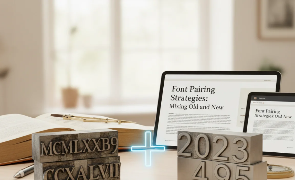 Font Pairing Strategies: Mixing Old and New